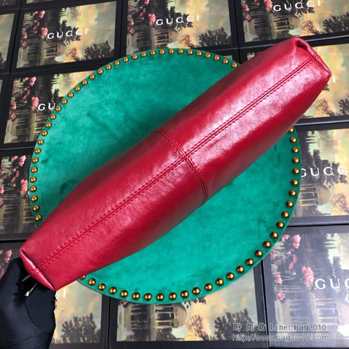 GUCCI古馳男包 新款 專櫃品質 547851 進口牛皮 男士手提包 紅皮  ydgq3372